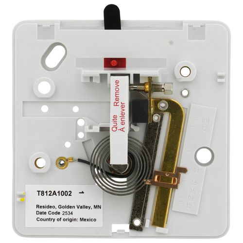 Main product image of T812, Heat Only, Square Thermostat, T812A1002