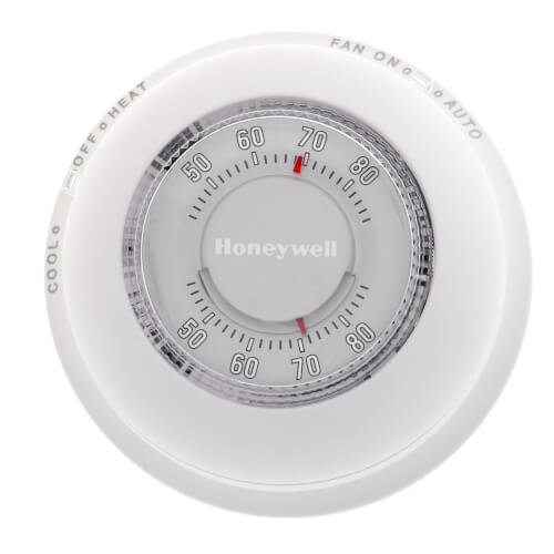 Honeywell T87N1000 - Round Non-Programmable, 1H/1C, Mechanical ...