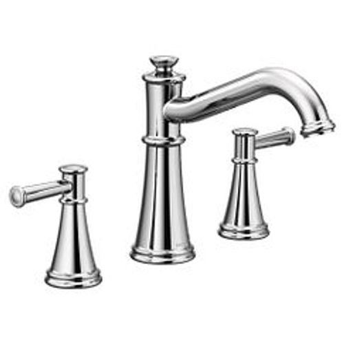 Main product image of Belfield 2 Handle Roman Tub Faucet (Chrome), T9023