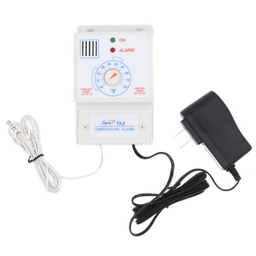 TA2 Supco TA2 Single Set Point Temperature Alarm (10°F to 80°F)