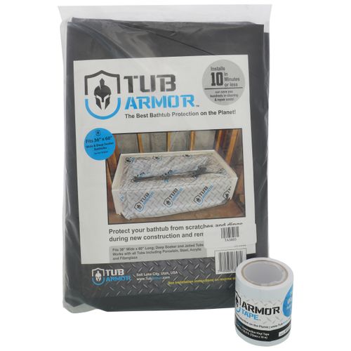 Main product image of 36" x 60" Wide & Deep Tub Armor Bathtub Protection System for Wide and Deep Soaker Tubs