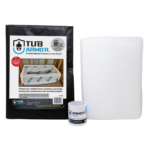 Main product image of 36" x 72" Bathtub Protection System and Cover For Deep Soaker Tubs