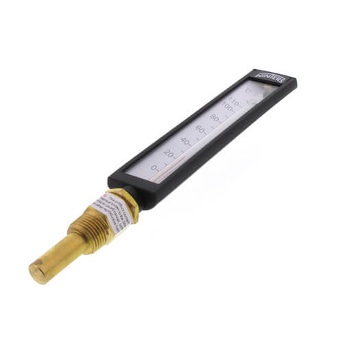 Main product image of 5" 5AS Straight Thermometer with Thermowell (30°F to 240°F & 0°C to 115°C)