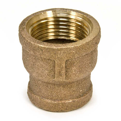 Main product image of 1-1/4" x 3/4" FIP Brass Coupling (Lead Free)