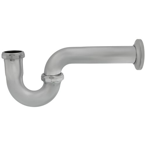 1-1/2" Chrome Plated Brass P-Trap, 17 GA L/CO