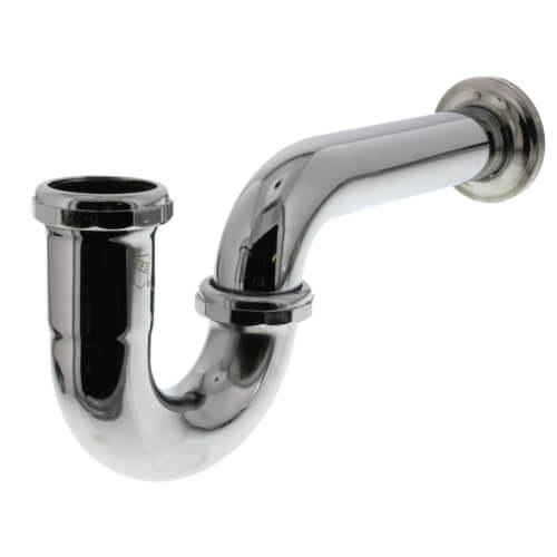 Main product image of 1-1/2" Chrome Plated Brass P-Trap, 22 GA L/CO