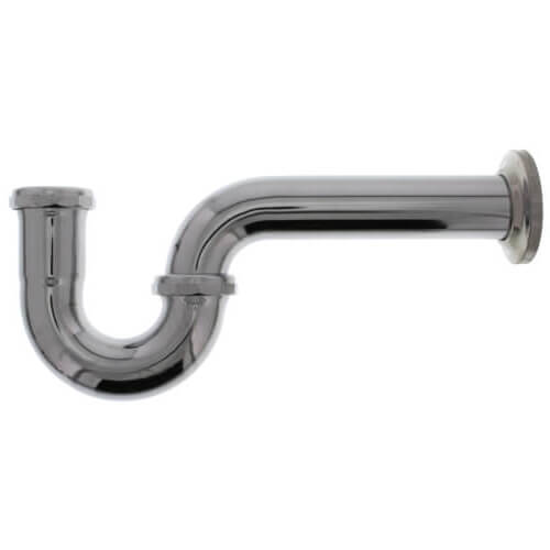 Main product image of 1-1/2" Chrome Plated Brass P-Trap, 22 GA L/CO