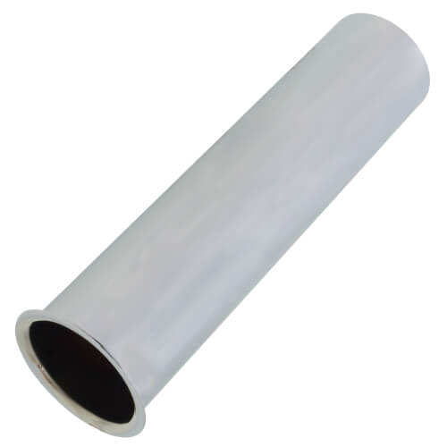 Main product image of 1-1/2" x 6", 17 GA, CP Flanged Tailpiece