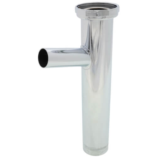 Main product image of 1-1/2" x 8" Chrome Dishwasher Tailpiece (3/4" Branch)
