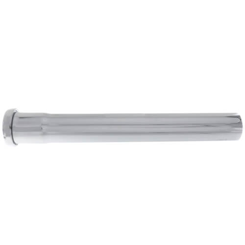 Main product image of 1-1/2" x 12", 17 Gauge, Slip Joint Extension Tube (Chrome Plated)