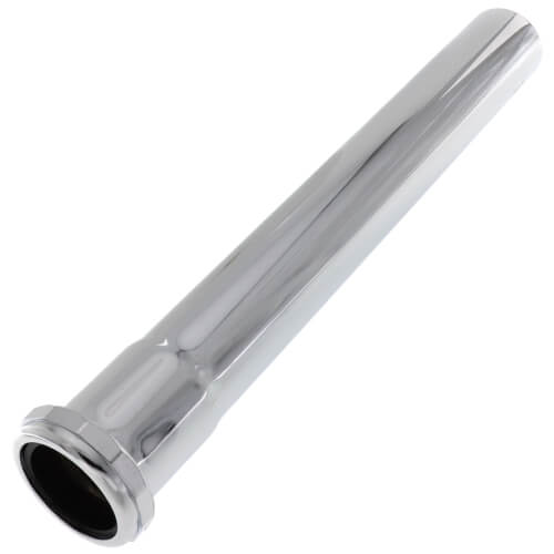 Main product image of 1-1/2" x 12", 17 Gauge, Slip Joint Extension Tube (Chrome Plated)