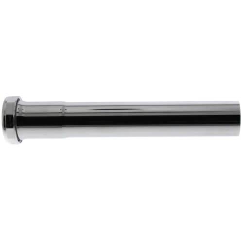 1-1/4" x 8" Chrome Plated Slip Joint Extension Tube, 22 Gauge