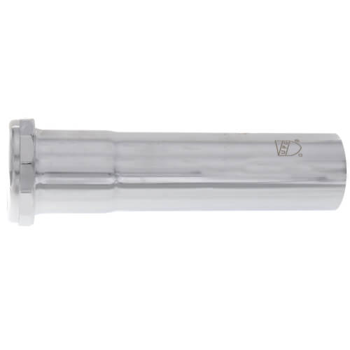 1-1/2" x 6", 22 Gauge, Slip Joint Extension Tube (Chrome Plated) w/ Nuts and Washers