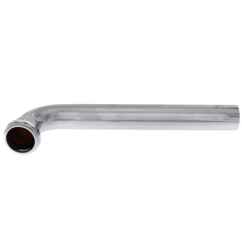Main product image of 1-1/2" x 12" Chrome Plated Brass Slip Joint Waste Bend, 17 GA