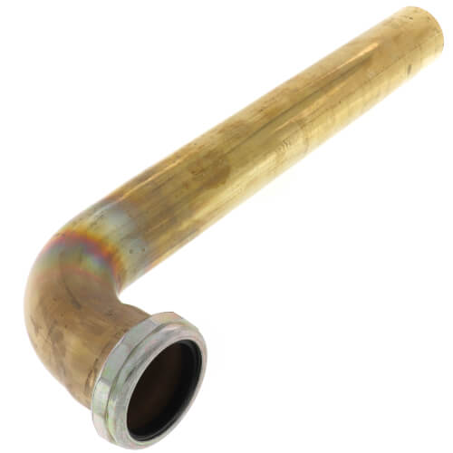 Main product image of 1-1/2" x 12" Rough Brass Slip Joint Waste Bend, 17 GA