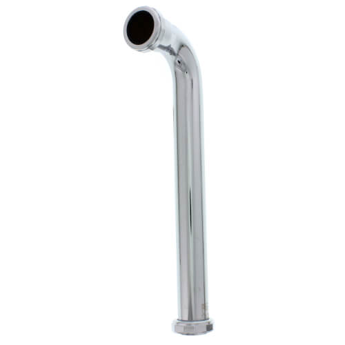 Main product image of 1-1/4" x 12", 17 Gauge, Slip Joint Elbow (Chrome Plated)