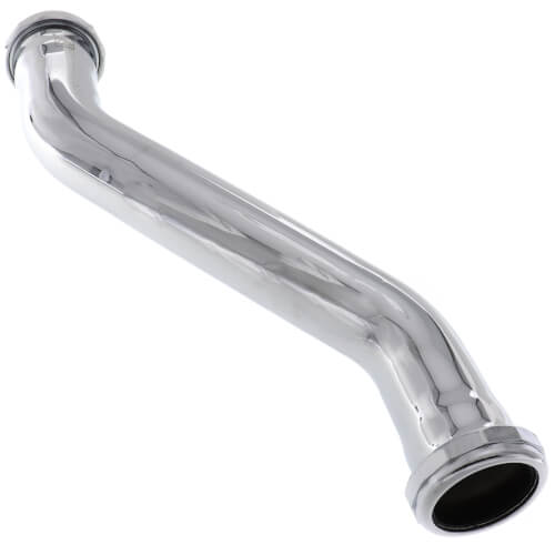 Main product image of 1-1/2", 17 Gauge, Double Offset (Chrome Plated)