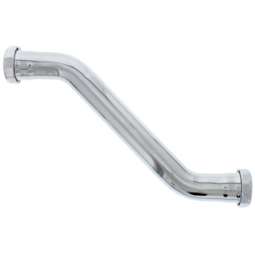 Main product image of 1-1/4" 22 Gauge, Double Offset (Chrome Plated)