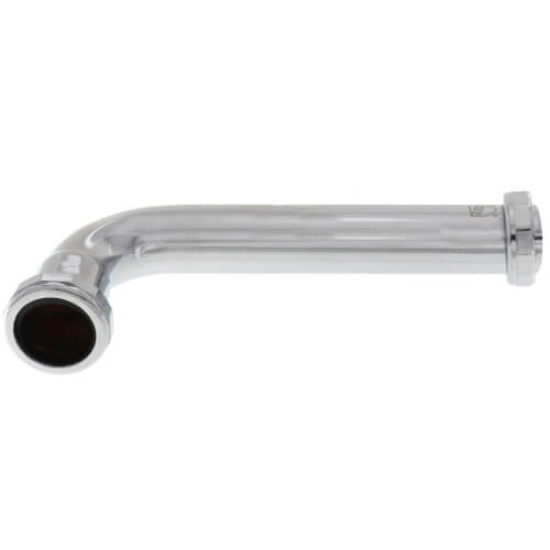 Main product image of 1-1/4" x 8", 22 Gauge, Slip Joint Elbow (Chrome Plated)