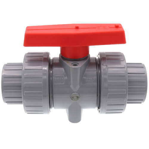 Main product image of 1" CPVC TBB Series True Union Ball Valve w/ EPDM O-Ring - Gray (Socket x Threaded)