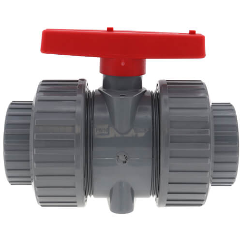 Main product image of 2" CPVC TBB Series True Union Ball Valve w/ EPDM O-Ring - Gray (Socket x Threaded)