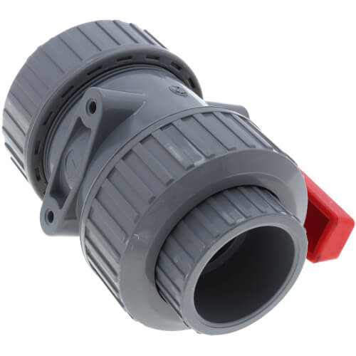 Main product image of 2" CPVC TBB Series True Union Ball Valve w/ EPDM O-Ring - Gray (Socket x Threaded)