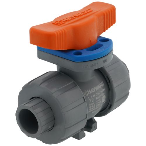 Main product image of 1/2" TBH Series True Union CPVC Ball Valve w/ Socket and Threaded Ends, EPDM O-ring (Gray)