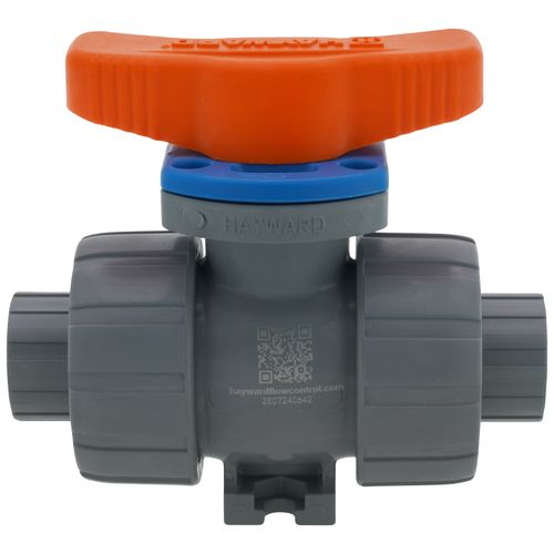 Main product image of 1/2" TBH Series True Union CPVC Ball Valve w/ Socket and Threaded Ends, EPDM O-ring (Gray)