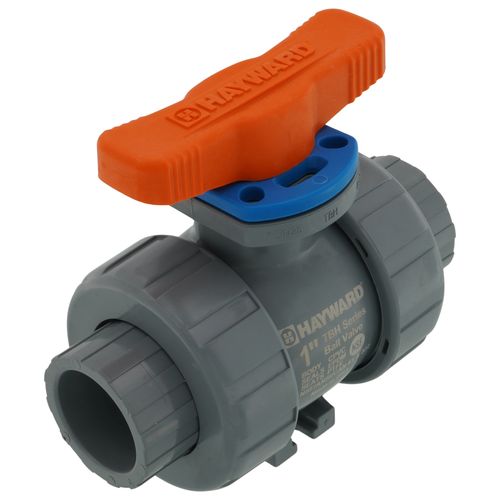 Main product image of 1" TBH Series True Union CPVC Ball Valve w/ Socket and Threaded Ends, EPDM O-ring (Gray)