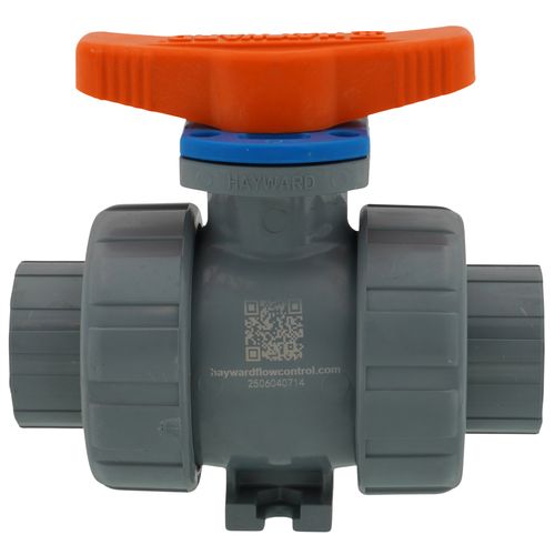 Main product image of 1" TBH Series True Union CPVC Ball Valve w/ Socket and Threaded Ends, EPDM O-ring (Gray)
