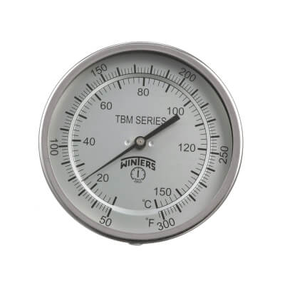 Main product image of 3" TBM Bi-Metal Thermometer w/ 12" Stem
