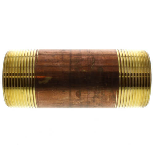 Main product image of 1-1/2" x 4-1/2" Brass Nipple