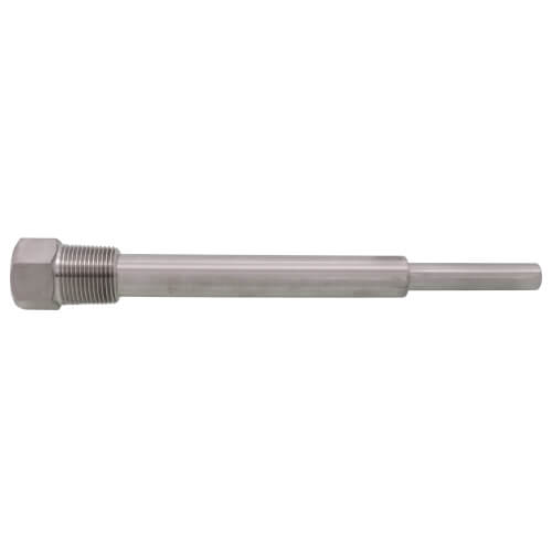 Main product image of 3/4" TBR Stainless Steel Bi-Metal Threaded Thermowell w/ 9" Stem