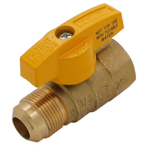 Main product image of 5/8" OD Flare (15/16-16 Thread) x 3/4" FIP Gas Ball Valve