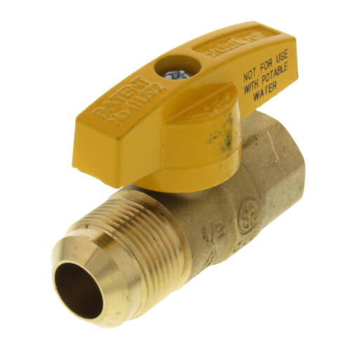 Main product image of 5/8" OD Flare (15/16-16 Thread) x 1/2" FIP Gas Ball Valve