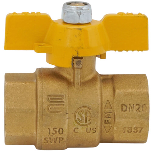 Main product image of 3/4" FIP x 3/4" FIP Full-Port Gas Ball Valve