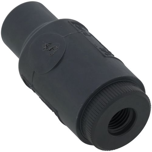 Main product image of 1/4" PVC TC Series True Union Ball Check Valve w/ FPM O-Ring - Gray (Threaded)