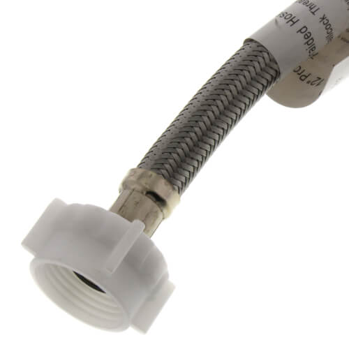 TC12 Bluefin TC12 12" Braided Stainless Steel Hose Toilet Connector