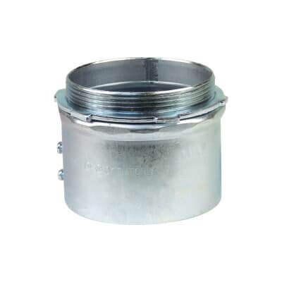 Main product image of 4" Steel EMT Set Screw Connector