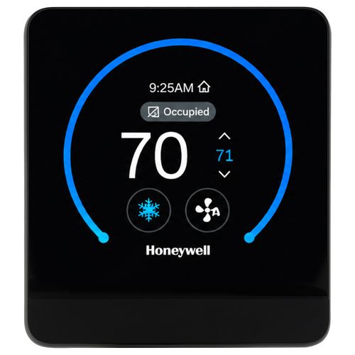 Main product image of TC300 Commercial Fan Coil Thermostat w/ Wi-Fi & Occupancy Sensor, 2H/1C Heat Pump, 1H/1C Conventional, 24V, Grey