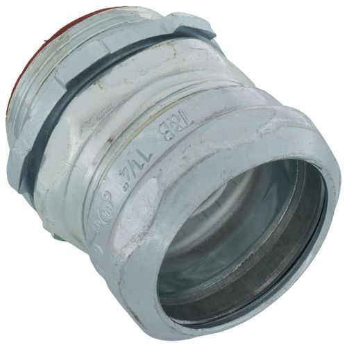 Main product image of 1-1/4" Insulated Steel EMT Compression Connector