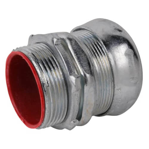 Main product image of 1-1/2" Insulated Steel EMT Compression Connector