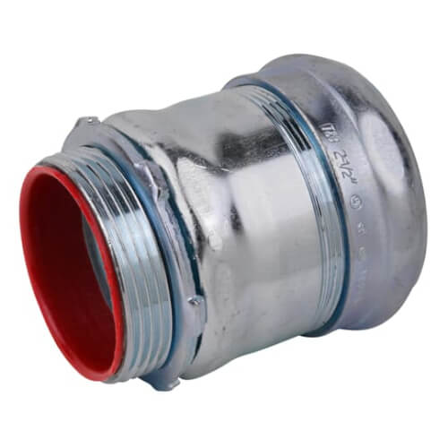 Main product image of 2-1/2" Insulated Steel EMT Compression Connector