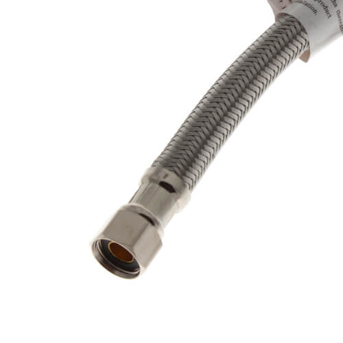 Main product image of 9" Braided Stainless Steel Hose Toilet Connector (3/8" Compression x 7/8" Ballcock)