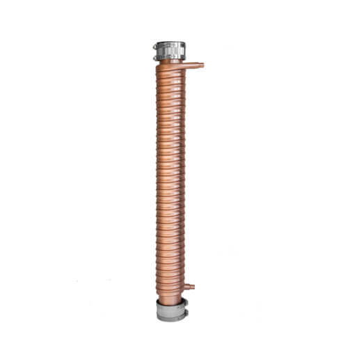 Main product image of 42.1% Efficiency, 3" x 33-1/2" x 3/4" Drain Water Heat Recovery & 2 Drain Couplings (No Fittings)