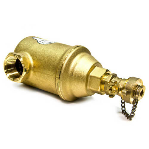 3/4" Spirotrap Drain Brass Dirt Separators with removable head (Female Thread)
