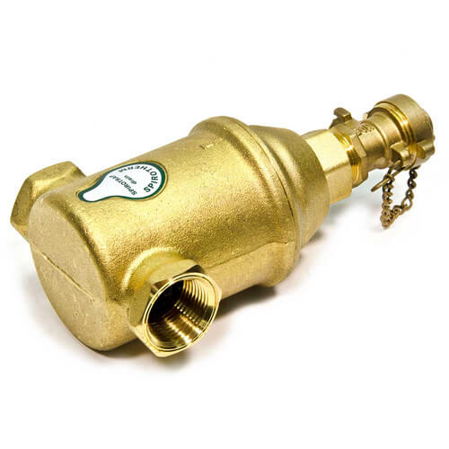 3/4" Spirotrap Drain Brass Dirt Separators with removable head (Female Thread)