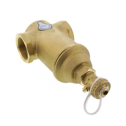 1-1/4" Spirotrap Drain Brass Dirt Separator with removable head (Female Thread)