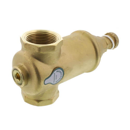 1-1/4" Spirotrap Drain Brass Dirt Separator with removable head (Female Thread)
