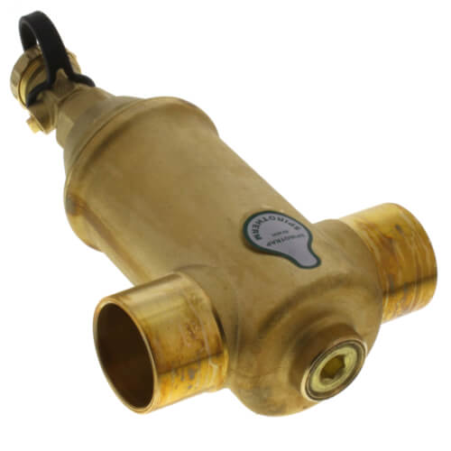 1-1/4" Spirotrap Drain Brass Dirt Separator with removable head (Sweat)
